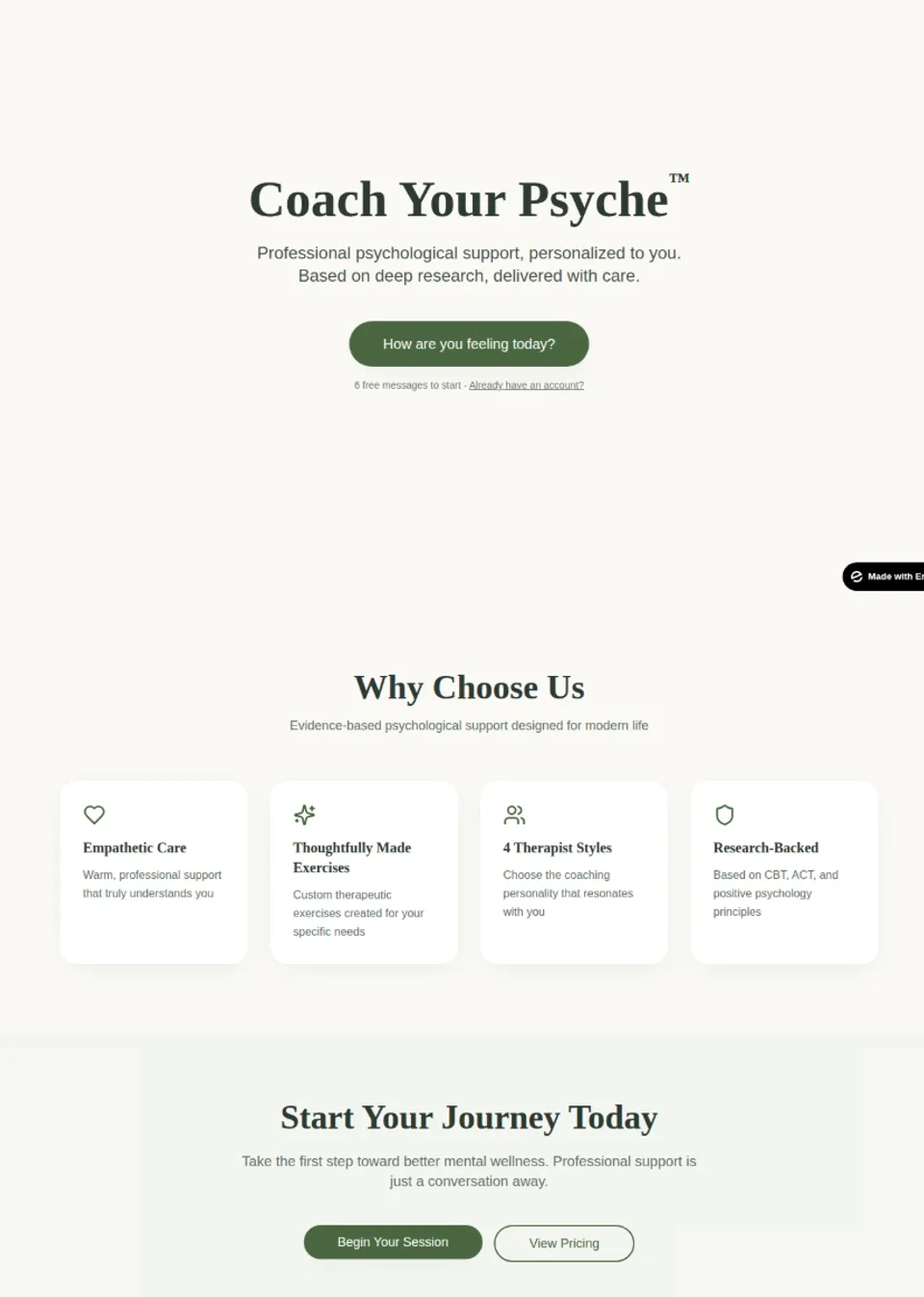 Coach Your Psyche screenshot