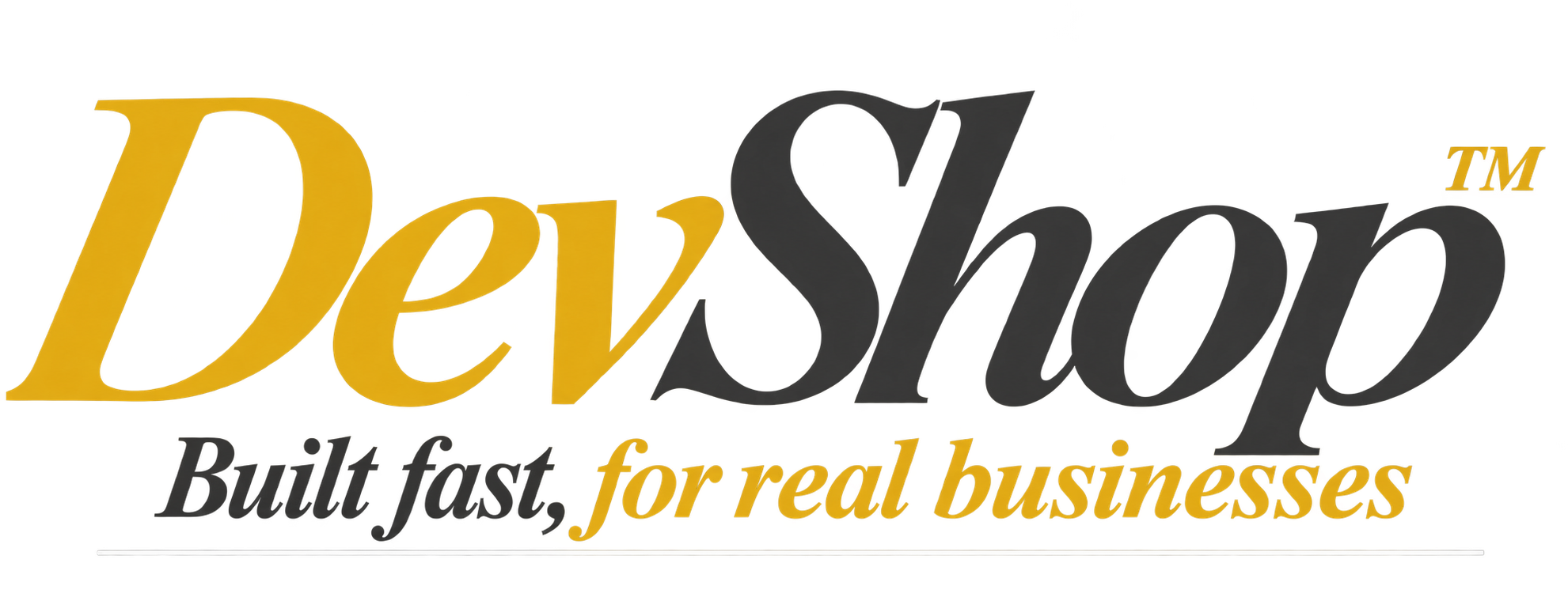 DevShop — built fast, for real businesses