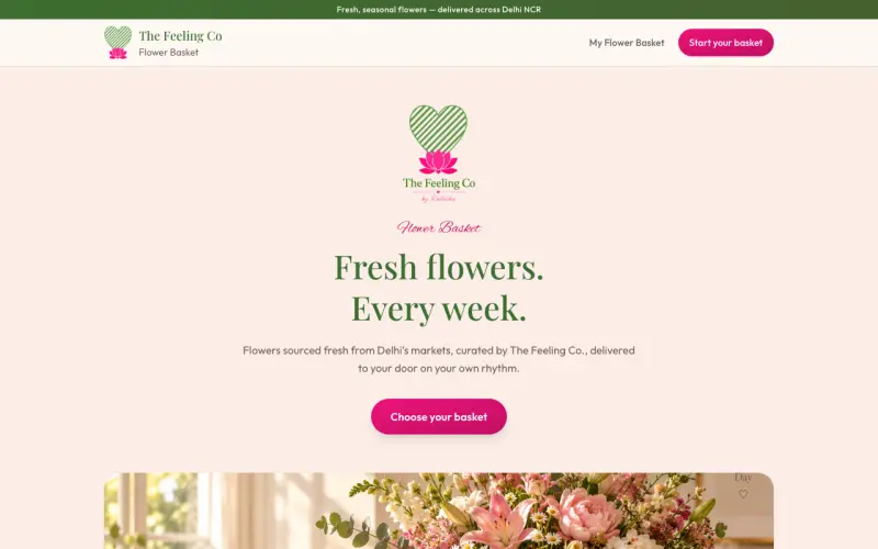 Flowerbasket live site